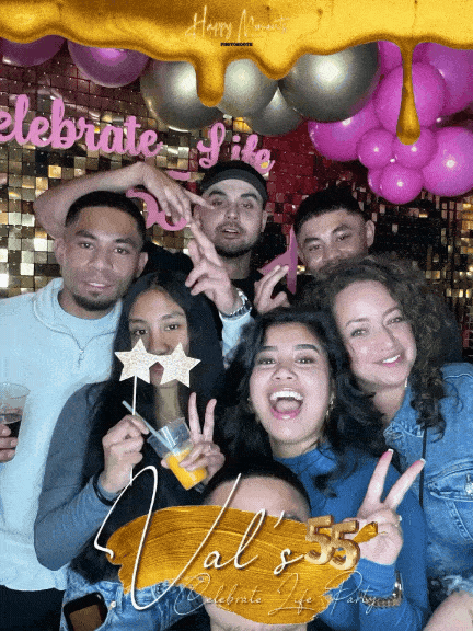 55th birthday party people